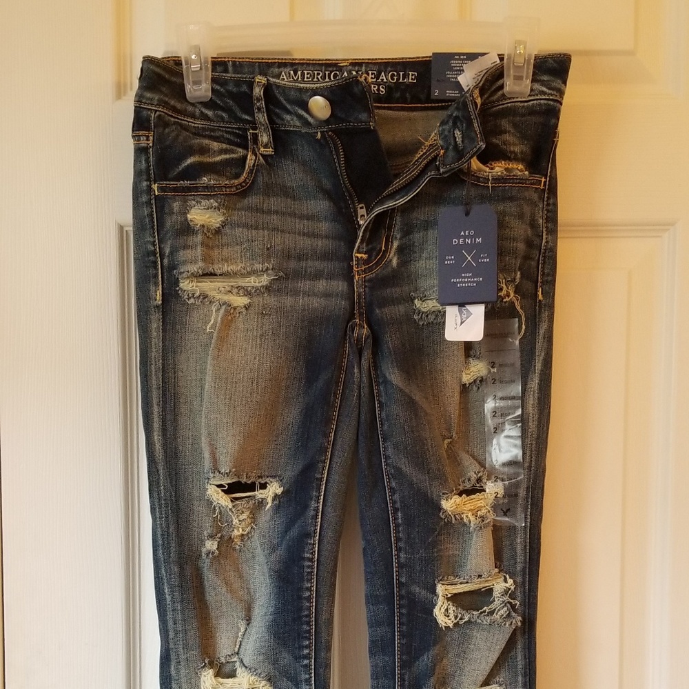 Low Rise Stretch Jeggings